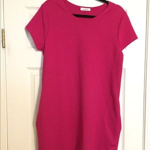 NWT Caralase pink tee shirt dress